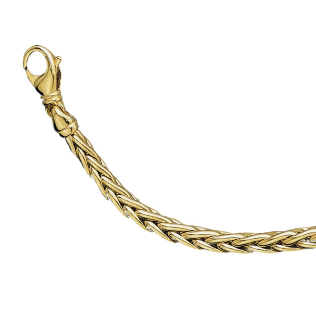 Collier ou bracelet maille palmier