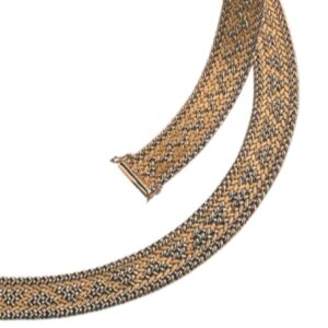 Collier polonais réversible triangle vague