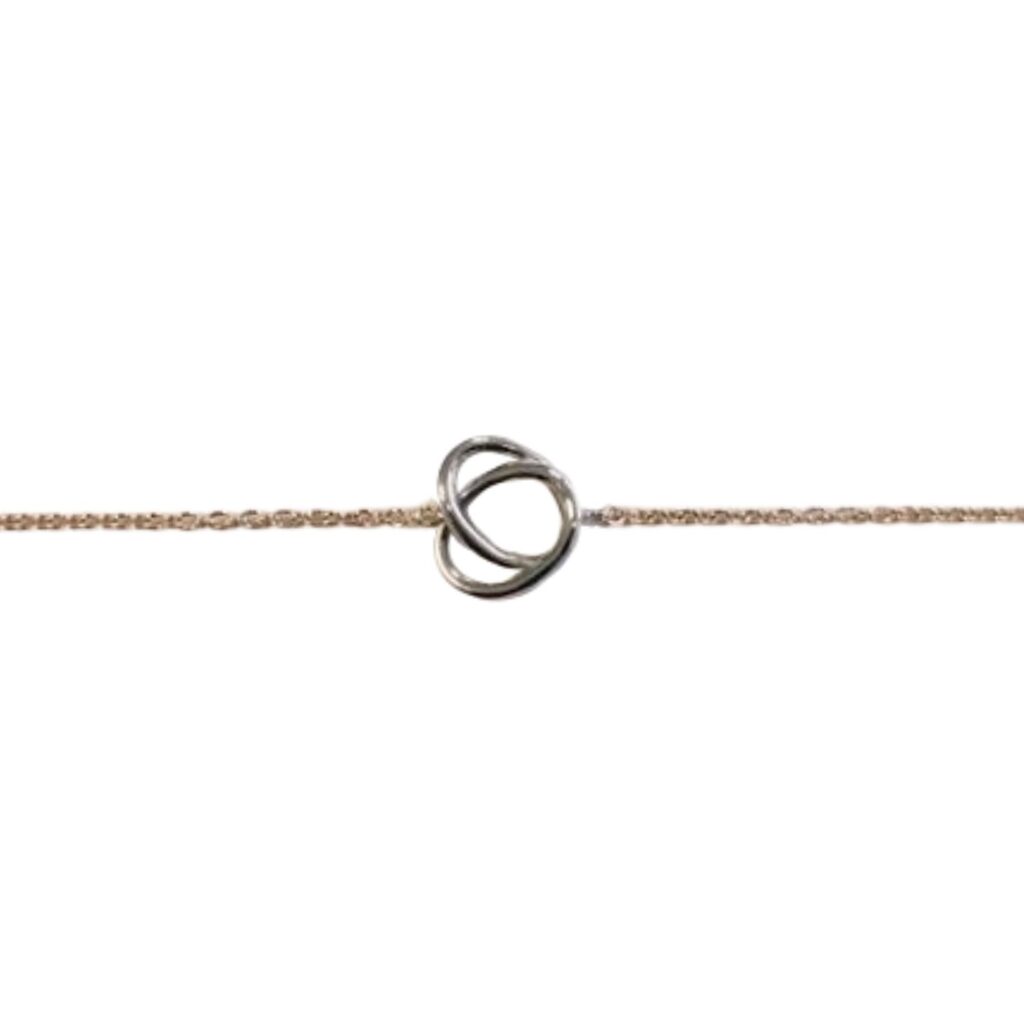Collier ou bracelet chaînette et motif cœur